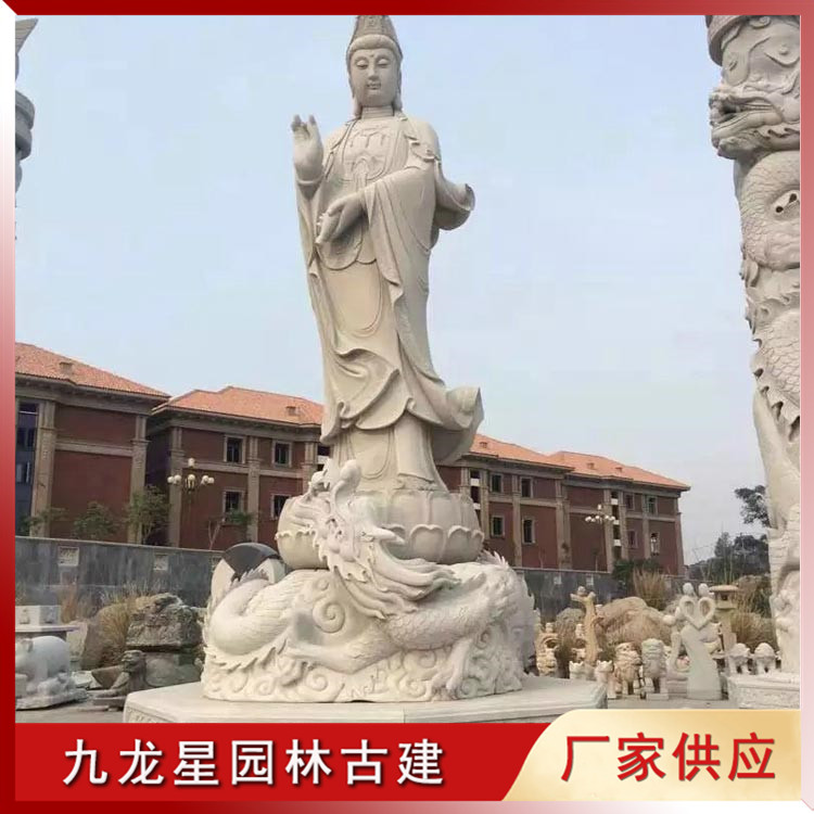 石雕騎龍觀(guān)音圖片